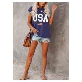 Cap Sleeve Summer Tops for Women Trendy Floral Print Casual V Neck T Shirts Petal Sleeve Blouses Size XXL Cap Sleeve Summer Tops for Women Trendy Floral Print Casual V Neck T Shirts Petal Sleeve Blouses Size XXL