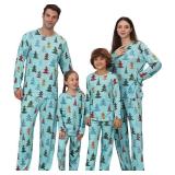 YEAXLUD Family Funny Christmas Pajamas Matching Sets for Women Couples Mens Ladies Comfy Adult Sleepwear Xmas Pjs Holiday Cute Pijamas Printed Jammies(Circle Blue Christmas Tree, Size Kids 10-12, Kids YEAXLUD Family Funny Christmas Pajamas Matching Sets for Women Couples Mens Ladies Comfy Adult Sleepwear Xmas Pjs Holiday Cute Pijamas Printed Jammies(Circle Blue Christmas Tree, Size Kids 10-12, Kids