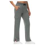 TBMPOY Women's Cargo Sweatpants Straight Leg High Waisted Wide Leg Athletic Pants Zipper Pockets Bottom Trendy Deep Gray S TBMPOY Women's Cargo Sweatpants Straight Leg High Waisted Wide Leg Athletic Pants Zipper Pockets Bottom Trendy Deep Gray S
