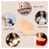 FIVE BOXES - of Bra Pads Inserts 4 Pairs,Push up Bra Inserts Breast Enhancers for Sport Bra Bikini Swimsuit,Sew in Bra Cups for Dresses FIVE BOXES - of Bra Pads Inserts 4 Pairs,Push up Bra Inserts Breast Enhancers for Sport Bra Bikini Swimsuit,Sew in Bra Cups for Dresses