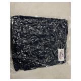 ANRABESS Womens Summer V-Neck Drawstring Ruffle Cap Short Sleeve Casual Shift Mini Dress with Pockets Black Medium ANRABESS Womens Summer V-Neck Drawstring Ruffle Cap Short Sleeve Casual Shift Mini Dress with Pockets Black Medium