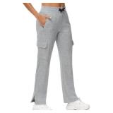 TBMPOY Women's Fleece Lined Jogger Pants Water Resistant Cargo Winter Hiking Sweatpants High Waisted Pockets Thermal Warm, Medium, Color Varies from Stock Photo TBMPOY Women's Fleece Lined Jogger Pants Water Resistant Cargo Winter Hiking Sweatpants High Waisted Pockets Thermal Warm, Medium, Color Varies from Stock Photo