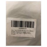 Spicy Sandi Women's Short Sleeve Sweater Casual Knit Pullover Top for Summer Lightweight White and Black Striped, Large Spicy Sandi Women's Short Sleeve Sweater Casual Knit Pullover Top for Summer Lightweight White and Black Striped, Large