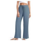 Urban CoCo Women's Lightweight Wide Leg Palazzo Pants, Large Urban CoCo Women's Lightweight Wide Leg Palazzo Pants, Large