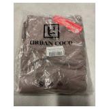 Urban CoCo Women's Flowy Stretchy Skirt Handkerchief Hemline Midi Skirt, XL Urban CoCo Women's Flowy Stretchy Skirt Handkerchief Hemline Midi Skirt, XL