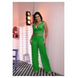 PRIVIMIX Women 2 Piece Outfits Sexy See Through Backless Top Ruffle Wide Leg Palazzo Pants Sheer Mesh Trousers Set, Small PRIVIMIX Women 2 Piece Outfits Sexy See Through Backless Top Ruffle Wide Leg Palazzo Pants Sheer Mesh Trousers Set, Small