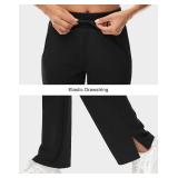 TBMPOY Women's Cargo Sweatpants Straight Leg High Waisted Wide Leg Athletic Pants Zipper Pockets Bottom Trendy Black XL TBMPOY Women's Cargo Sweatpants Straight Leg High Waisted Wide Leg Athletic Pants Zipper Pockets Bottom Trendy Black XL