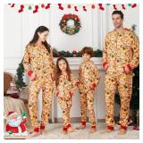 ANGELGGH Matching Family Christmas Onesie Pajamas, Cute Vacation Print One Piece PJs, Hooded Holiday Loungewear with Pockets (Men, XL, Yellow Ho), Men s only ANGELGGH Matching Family Christmas Onesie Pajamas, Cute Vacation Print One Piece PJs, Hooded Holiday Loungewear with Pockets (Men, XL, Yellow Ho), Men s only