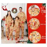 ANGELGGH Matching Family Christmas Onesie Pajamas, Cute Vacation Print One Piece PJs, Hooded Holiday Loungewear with Pockets (Men, XL, Yellow Ho), Men s only ANGELGGH Matching Family Christmas Onesie Pajamas, Cute Vacation Print One Piece PJs, Hooded Holiday Loungewear with Pockets (Men, XL, Yellow Ho), Men s only