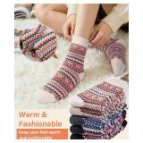 Loritta Wool Socks for Women Warm Winter Socks Knit Crew Calf Hiking Boot Sock Stocking Stuffers Gifts Loritta Wool Socks for Women Warm Winter Socks Knit Crew Calf Hiking Boot Sock Stocking Stuffers Gifts