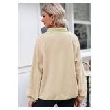 Dokotoo Sweatshirt for Women Oversized Fuzzy Fleece Jacket Color Block Button Long Sleeve Pullover Sherpa Sweatshirts Tops, Large Dokotoo Sweatshirt for Women Oversized Fuzzy Fleece Jacket Color Block Button Long Sleeve Pullover Sherpa Sweatshirts Tops, Large