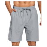 COOFANDY Men's Summer Beach Shorts Lightweight Elastic Waist Drawstring Casual Shorts with Pocket COOFANDY Men's Summer Beach Shorts Lightweight Elastic Waist Drawstring Casual Shorts with Pocket