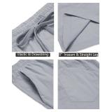 COOFANDY Men's Summer Beach Shorts Lightweight Elastic Waist Drawstring Casual Shorts with Pocket COOFANDY Men's Summer Beach Shorts Lightweight Elastic Waist Drawstring Casual Shorts with Pocket