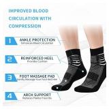 IRAMY Compression Ankle Support Socks Coolmax Wicking Cushioned Athletic Plantar Fasciitis Relief Men Women 3 Pairs, Colorful IRAMY Compression Ankle Support Socks Coolmax Wicking Cushioned Athletic Plantar Fasciitis Relief Men Women 3 Pairs, Colorful