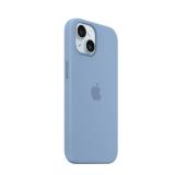 Apple iPhone 15 Silicone Case with MagSafe - Winter Blue - Retail: $50