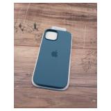 Apple iPhone 15 Silicone Case with MagSafe - Winter Blue - Retail: $50