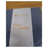 And Per Se 2026 Planner, A4 Size-Daily, Weekly & 18-Monthly Planner, Daily Schedule, Monthly Tabs, 100 GSM Thick Paper(Dark Blue)