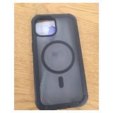 Red2Fire Magnetic for iPhone 15 Case, [Compatible with MagSafe][Military Grade Drop Protection][Heavy Duty Shockproof] Non-Slip Translucent Matte Bumper Phone Case for iPhone 15 6.1'-Black