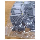 24 Pcs Velvet Christmas Bows for Christmas Decor (Width of 1', 3.5 x 3.5 inch, Grey)