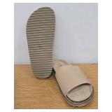CUSHIONAIRE Women's Ritual Suede Arch Support Slide Sandals 8M