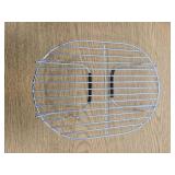 2 Count of Steam and Roast Rack, Slow Cooker - Stainless Steel Roasting Rack with Silicone-Protected Feet & Handles