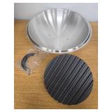 Griddle Accessories for Blackstone, Commercial Grade 12 Inch Heavy Duty Round Melting Dome with 7' Round Cast Iron Grill for Blackstone  Flat Top Griddle Grill