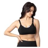 Kindred Bravely for Lansinoh, Nursing and Wearable Pumping Bra - XL/XXL - Black