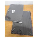 2 Count of Sooez Accordion File Organizer, 13 Pockets Expanding File Folder,  Letter A4 Size Document Holder with Blank Labels, Black