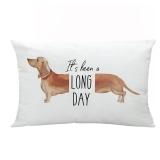 Dachshund Dog Throw Pillow Cover 12 x 20 Inches