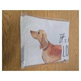Dachshund Dog Throw Pillow Cover 12 x 20 Inches