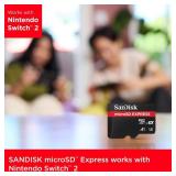 SanDisk 512GB microSD Express Card - Works with Nintendo-Switch 2