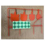 BB Gun Target 4 Different Sizes, Heavy Metal Spinning Pellet Airgun, Airsoft Shooting Target for Outdoor and Backyard, Rated for .177 .20 Caliber