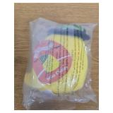 Squishmallows Official 5 inch Miss Chatty The Neon Yellow Ghost with Witch Hat