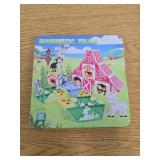 48pcs Mini Magnetic Tiles Farm Travel Set with Iron Case, Portable STEM Building Blocks for Kids (Dented)