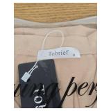 Long Sleeve T Shirts for Women V Neck Fashion Tee Shirts Lightweight Tops for Layering Beige Size- M