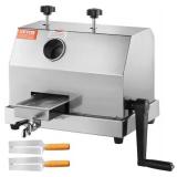 Commercial Sugar Cane Juicer 110 lbs. /H Sugarcane Juicer Machine with 3 Stainless Steel Rollers Manual sliver - Retail: $209