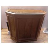 AIRCARE 696 400HB Whole House Credenza Evaporative Humidifier for 3600 sq. ft  Light Oak - Retail: $221