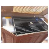 AIRCARE 696 400HB Whole House Credenza Evaporative Humidifier for 3600 sq. ft  Light Oak - Retail: $221
