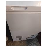 7.0 cu. ft. Manual Defrost Chest Freezer with LED Light in White, Garage Ready - Retail: $239
