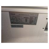7.0 cu. ft. Manual Defrost Chest Freezer with LED Light in White, Garage Ready - Retail: $239