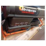 Contractor Series 140,000 BTU Black Forced Air Kerosene/Diesel Outdoor Space Heater with Thermostat (Not Working/Missing Parts) - Retail: $309