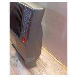 1500-Watt 20 in. Black Electric Console Ceramic Space Heater with Tip-Over Switch, Adjustable Louvers, Timer, Remote - Retail: $90