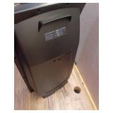 1500-Watt 20 in. Black Electric Console Ceramic Space Heater with Tip-Over Switch, Adjustable Louvers, Timer, Remote - Retail: $90