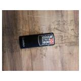 1500-Watt 20 in. Black Electric Console Ceramic Space Heater with Tip-Over Switch, Adjustable Louvers, Timer, Remote - Retail: $90