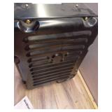 Comfort Zone Milkhouse Style Utility Space Heater with Adjustable Thermostat, 3-Prong Plug, Black (Missing Button) - Retail: $38