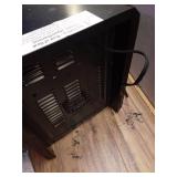 Electric 6 Element Infrared Space Heater Black Plastic - Retail: $119