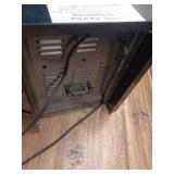 Electric 6 Element Infrared Space Heater Black Plastic - Retail: $119