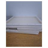 GenCrafts Assorted Stretched Canvas (8 Pack)  Rectangular for Acrylic  Oil  Other Wet or Dry Medium - Artist Grade