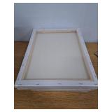 GenCrafts Assorted Stretched Canvas (8 Pack)  Rectangular for Acrylic  Oil  Other Wet or Dry Medium - Artist Grade