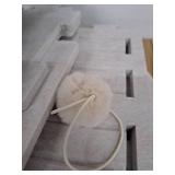 Apasiri Cat House Scratch-Resistant: Indoor Warm Enclosed Felt Bed Cave with Hanging Ball Toy, No-Tool Assembly  13.4x13.4x9.85 Inch Interior